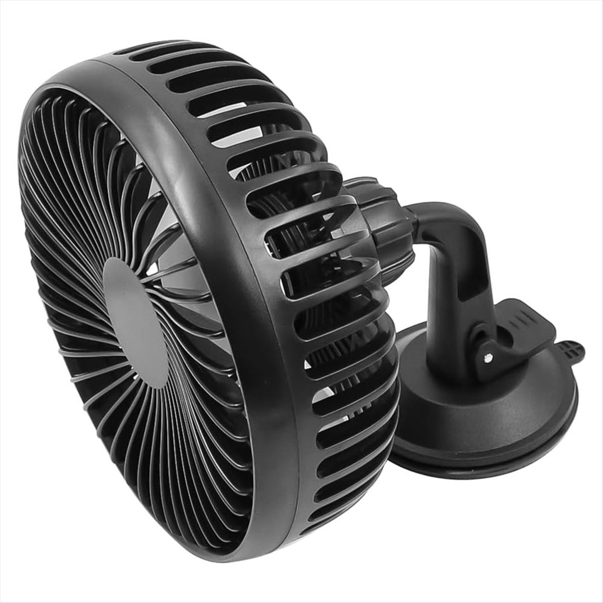 Description Picture 3 of itemSuction Cup Car Fan Portable USB Fan 12V/24V Universal High Wind Silent Rotatable Small Noise Cooling Fan for Home Car