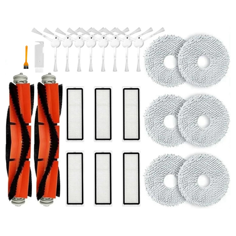 Description Picture 6 of itemMain Side Brush Hepa Filter Mop Cloth Pads Spare Parts Accessories Replacement for Iconic Brand Robot Vacuum S10+ / S10 Plus