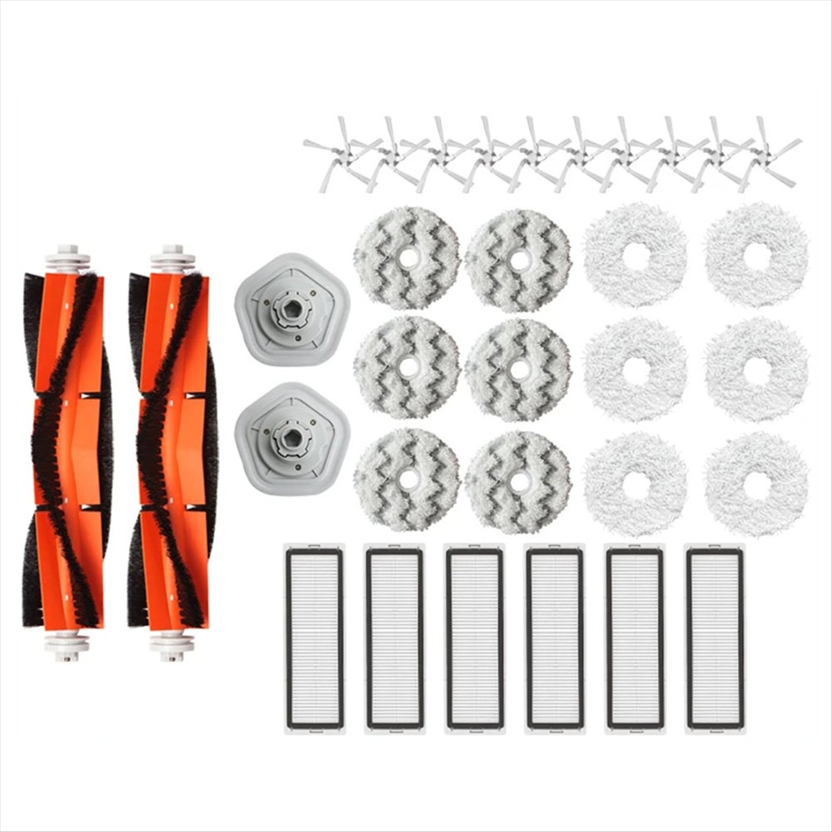 Description Picture 6 of itemFor Bot W10 Accessories W10 Pro Filter Robot Vacuum Cleaner Side Main Brush Mop Cloth Replacement Parts