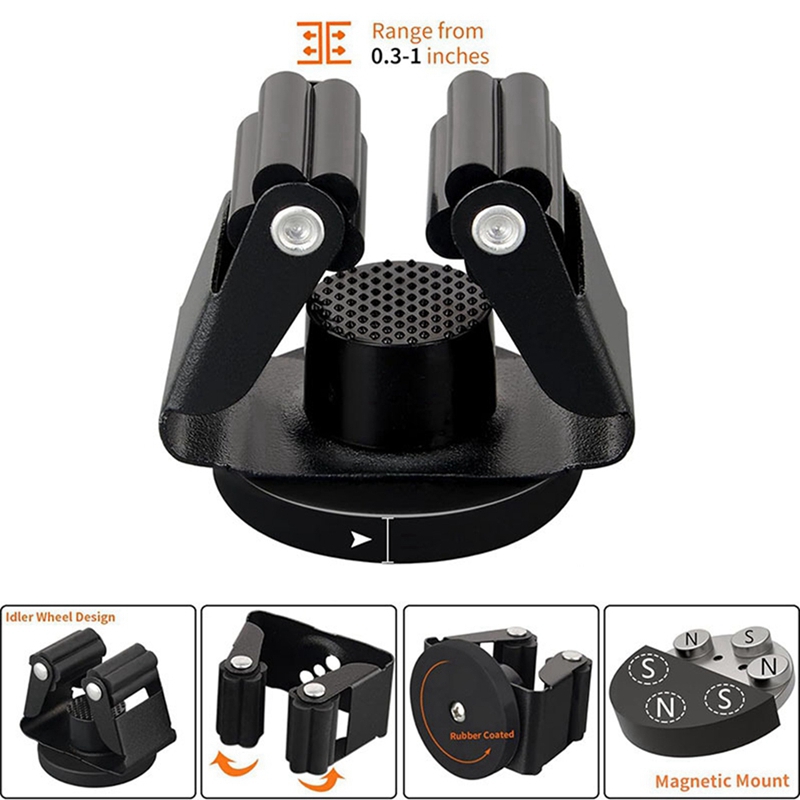 Description Picture 2 of item4pcs Magnetic Mop Broom Holder Strong Broom Mop Holder Wall Mounted Suitable for Garage Kitchen Laundry Workshop HY