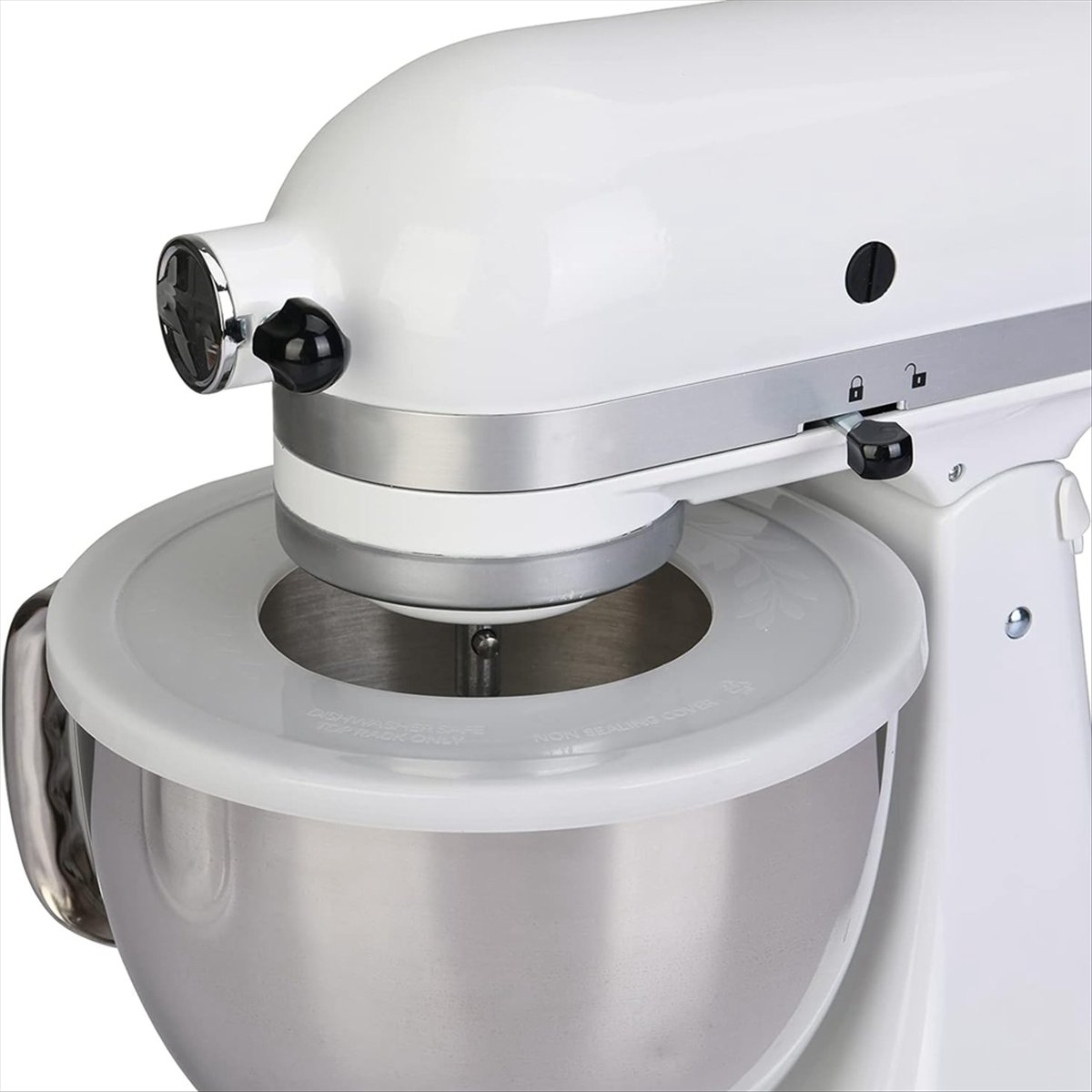 Description Picture 4 of itemM08K 2PCS Mixers Bowl Covers for KitchenAid 4.5-5 Quart Tilt-Head Stand Mixers Bowl Covers Accessories Splash Guard Lids