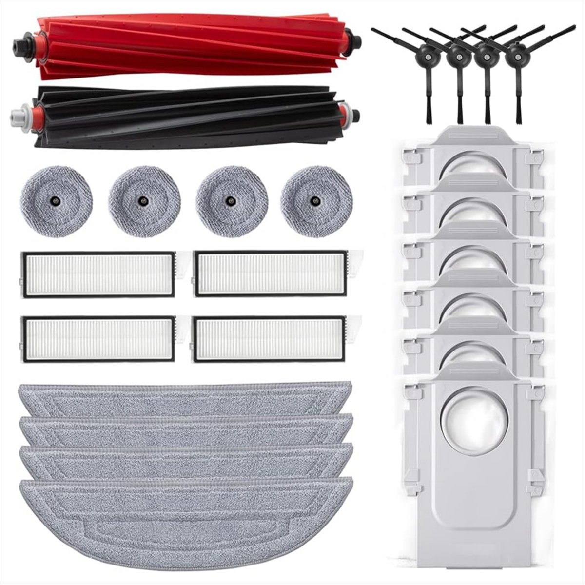 Description Picture 6 of itemFor Roborock S8 MaxV Ultra Robot Vacuum Cleaner Mian Side Brush Hepa Filter Mop Cloth Dust Bags Replacement Parts