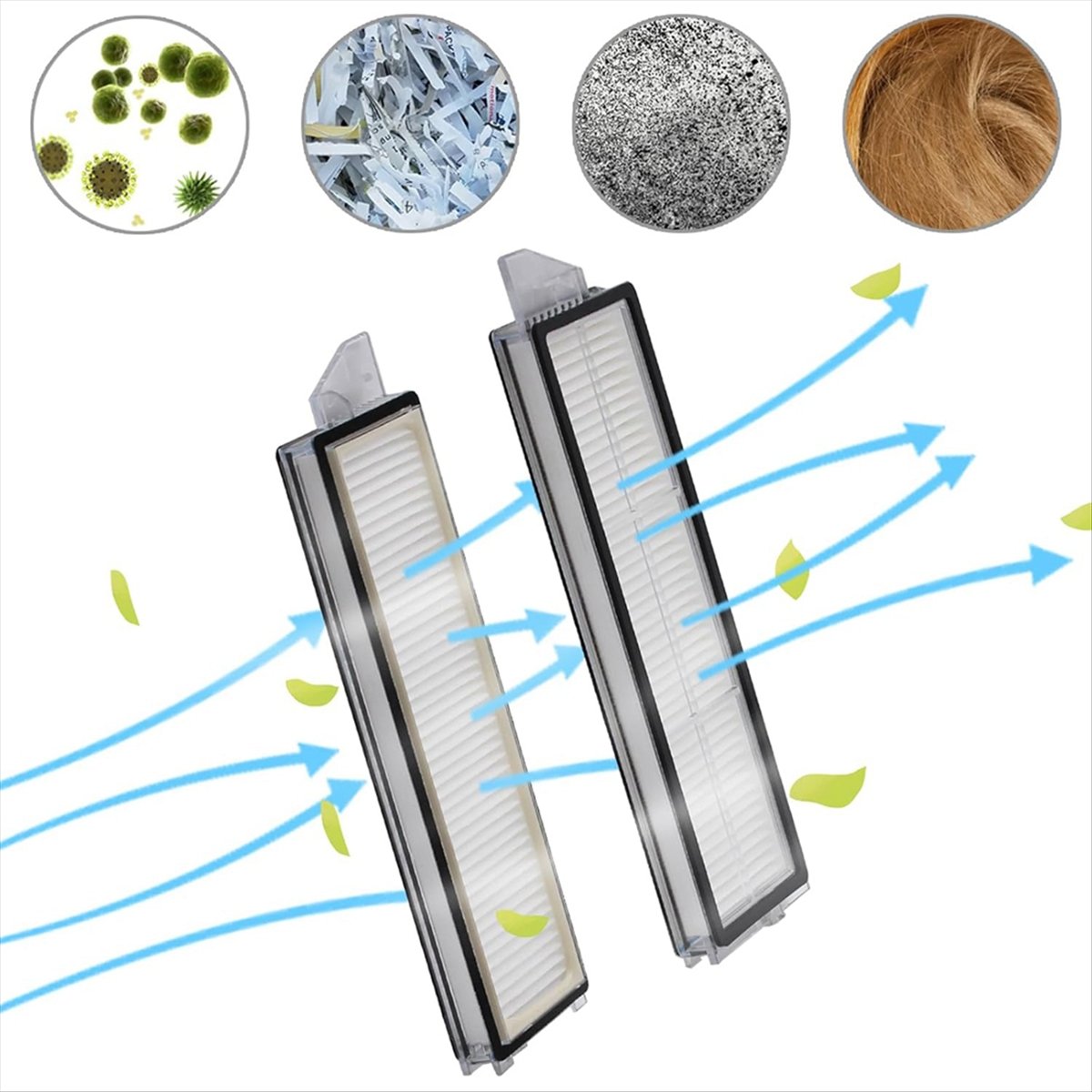 Description Picture 2 of itemFor Roborock S8 MaxV Ultra Robot Vacuum Cleaner Mian Side Brush Hepa Filter Mop Cloth Dust Bags Replacement Parts