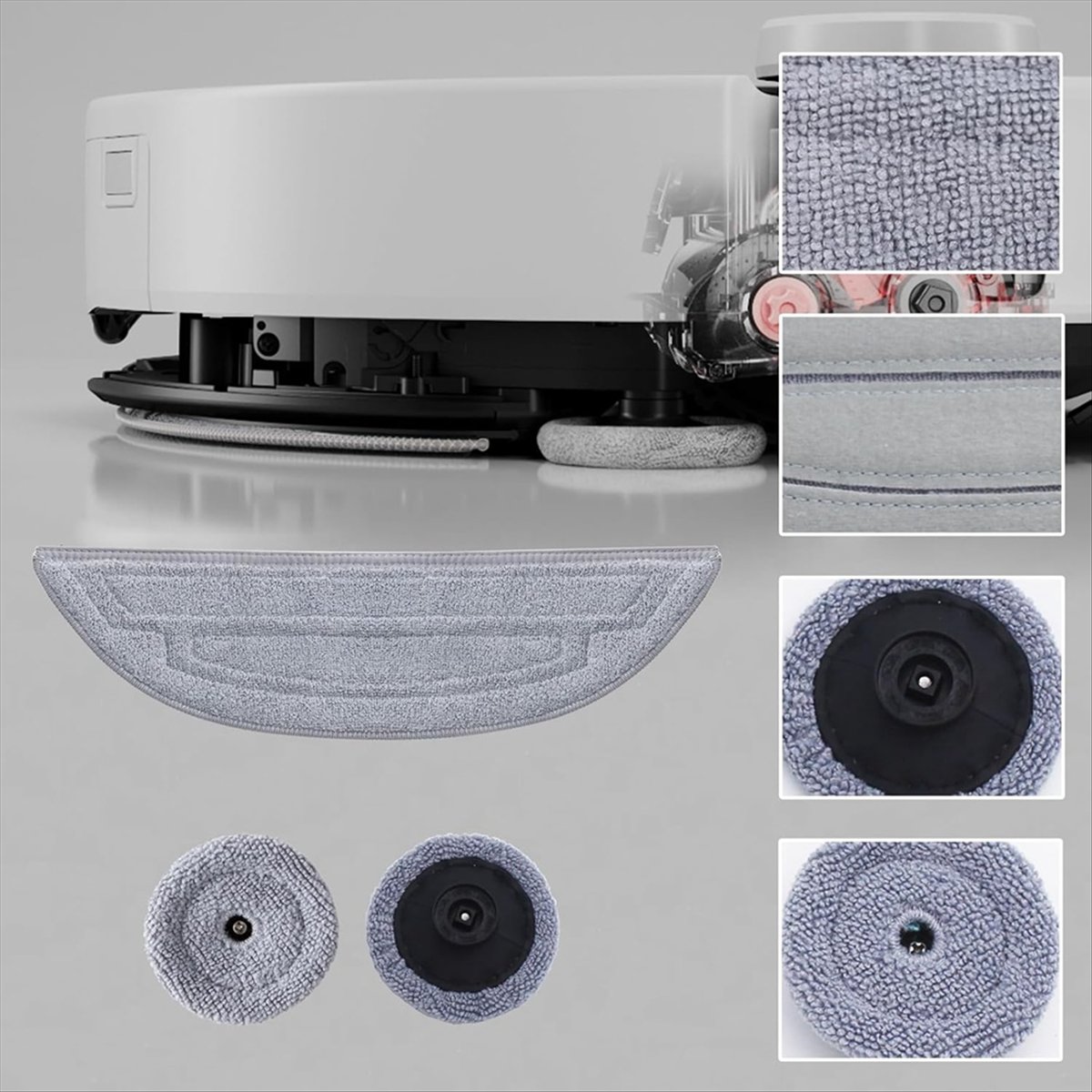 Description Picture 4 of itemFor Roborock S8 MaxV Ultra Robot Vacuum Cleaner Mian Side Brush Hepa Filter Mop Cloth Dust Bags Replacement Parts