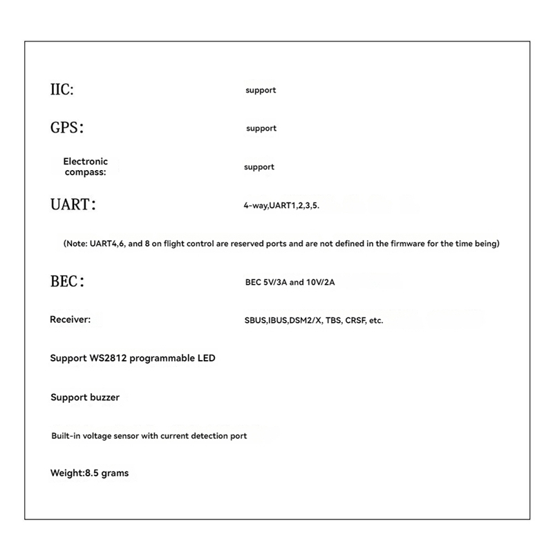 Description Picture 4 of itemBFYLW For JHEMCU AT32 F435 Flight Controller GF30 F435 for FPV Racing Drone Flight Controller
