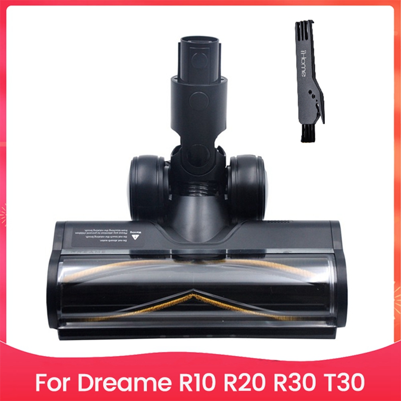 Description Picture 6 of itemA31I Vacuum Electric Floor Brush Attachment for Dreame R10 R20 R30 T30 Floor Soft Roller Brush Head with LED Dust Lights