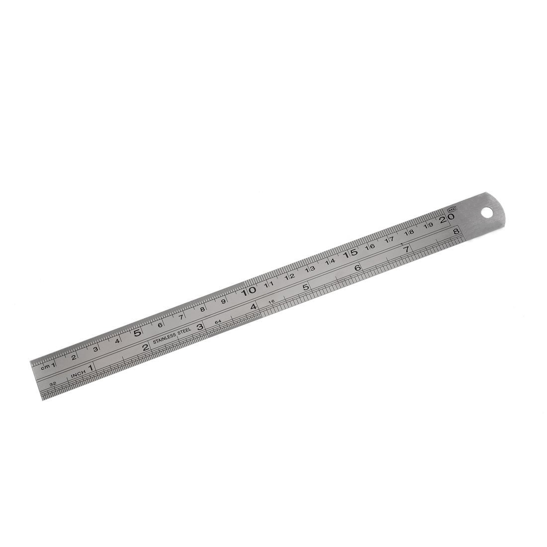 Stainless Steel 20cm 8 Inch Metric Straight Ruler Measuring Tool DT