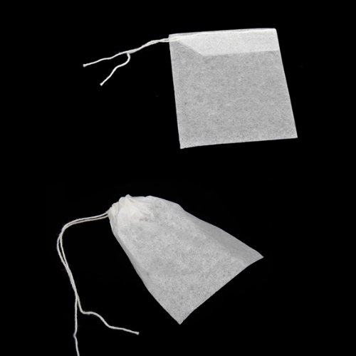 100 Pcs Disposable Empty Tea Bag String Heat Seal Filter Paper U7W4