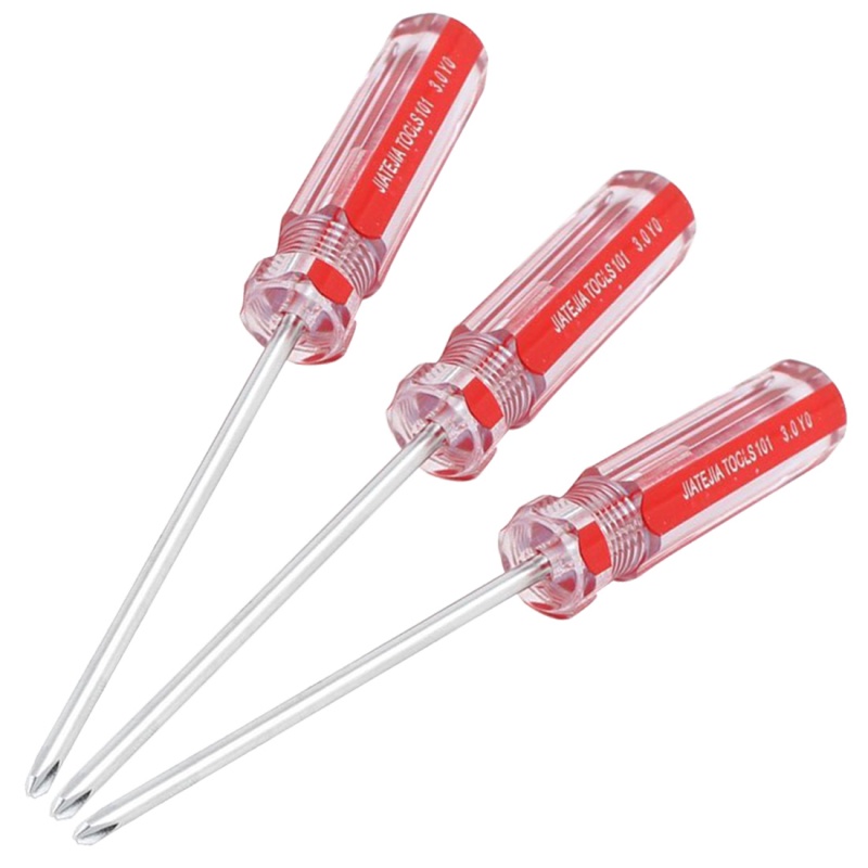 R4K1 3 X Nonslip Plastic Handle 3mm Tip Triwing Head