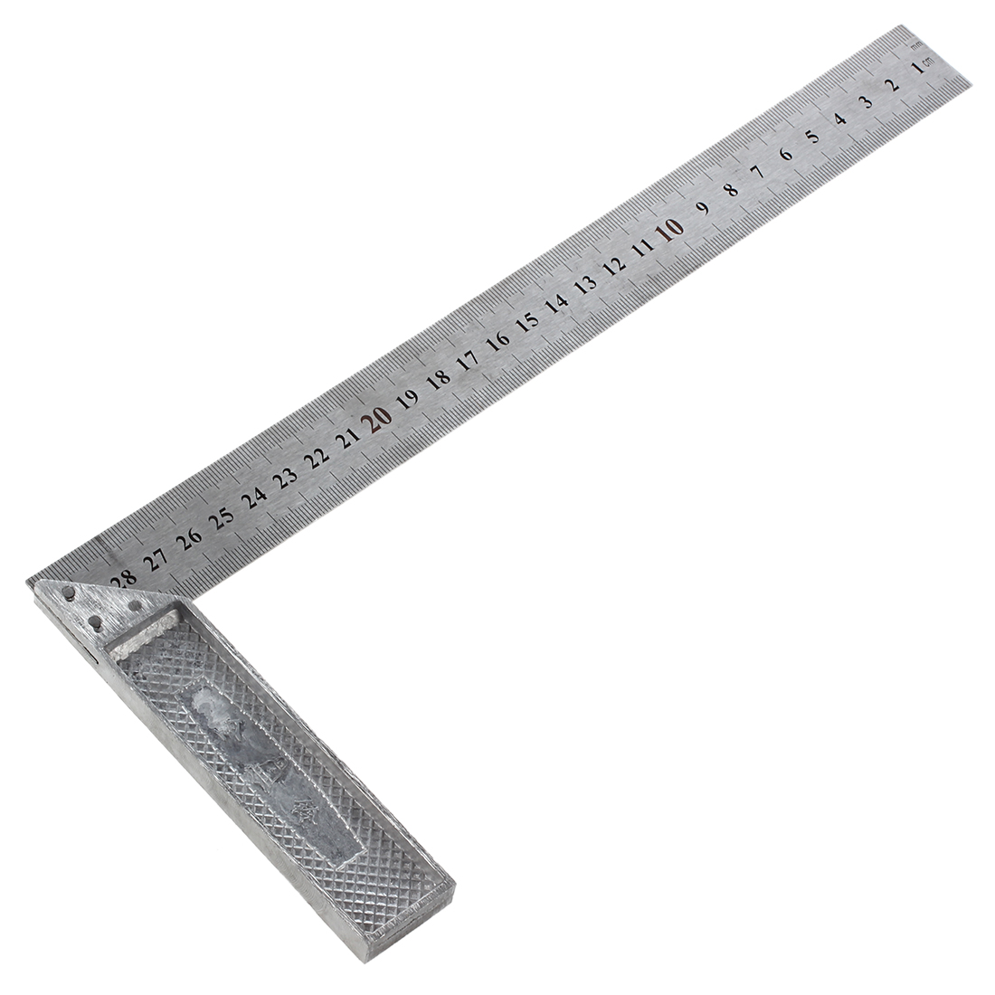 30cm Stainless Steel Right Measuring Angle Square Ruler DT