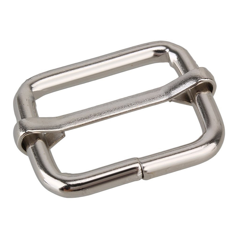 Metal Sliding Bar Triglides Wireformed Roller Pin Buckles Slider 25mm