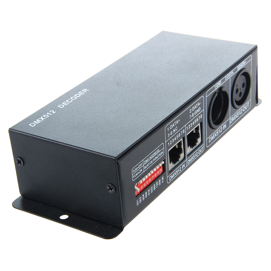 3 Channel DMX LED Controller for RGB 5050 3528 LED Strip Light X9F5 eBay