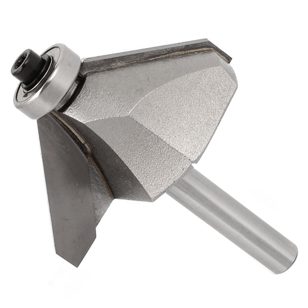 Carpentry 45 Degree 1/4inch x 7/8inch End Bearing Chamfer Router Bit ...