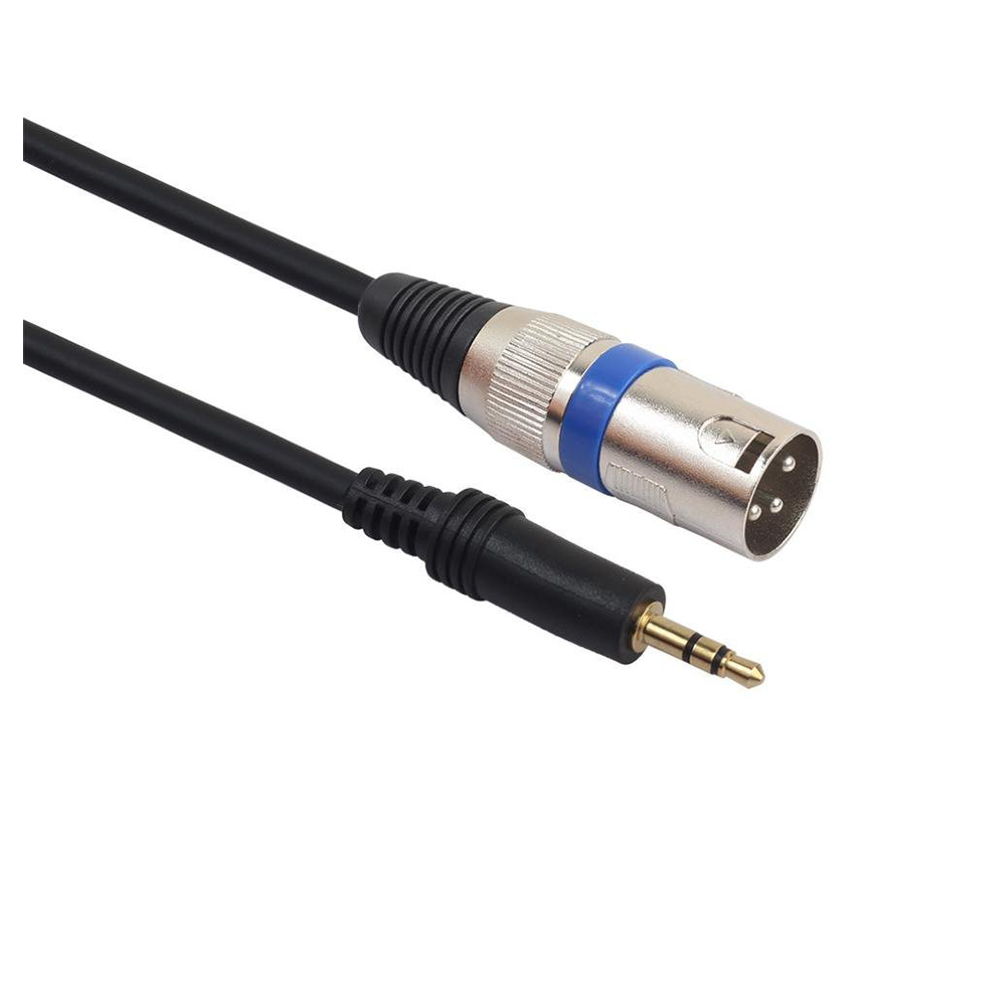 3m 3.5mm Stereo Jack Plug To 3 Pin XLR Male Cable Microphone Audio