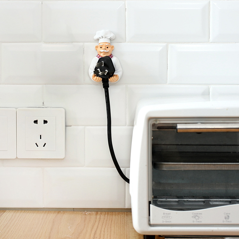 30X(Cook Design New Storage Shelf Holder Power Plug Holders Rack Socket