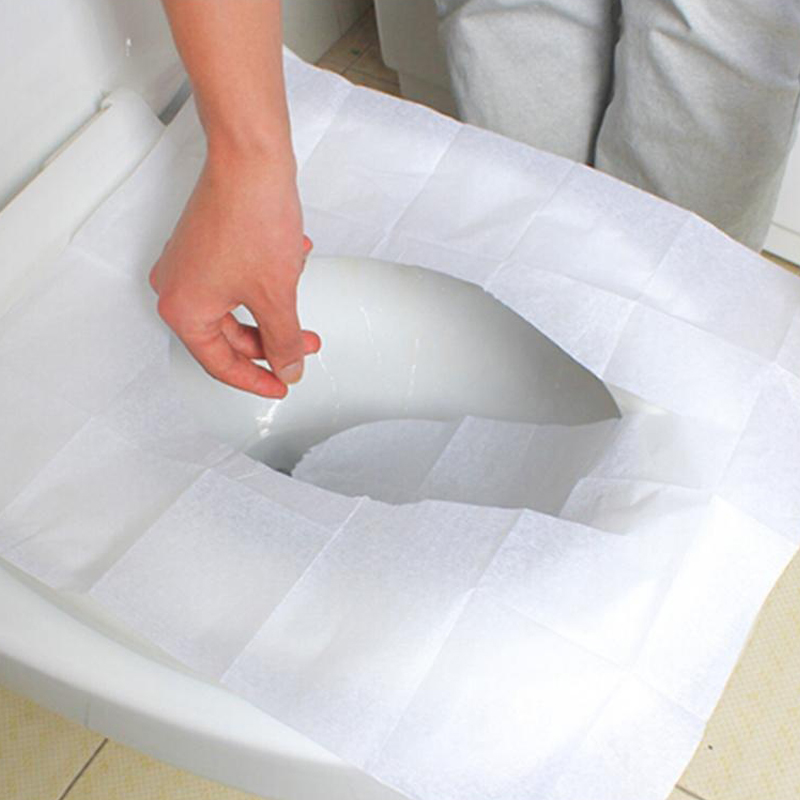 2X(20Pcs/Pack Disposable Toilet Seat Cover Mat Waterproof Toilet Paper