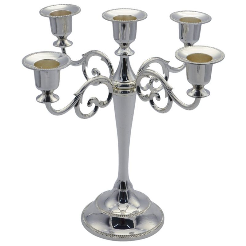 5X (5-CANDELA IN METALLO candelabri portacandele Alto Matrimonio Evento CANDELABRI E MO 5X (5-CANDELA IN METALLO candelabri portacandele Alto Matrimonio Evento CANDELABRI E MO