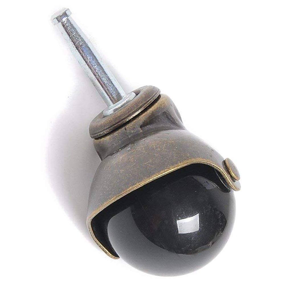 2 inch Swivel Caster Wheels Antique Ball Caster with Long Stem Total