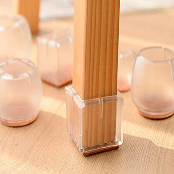 1X(20 Stücke 3-3,5 Cm Stuhlbein Kappen Möbelfüße Pads Holz Bodenschutz