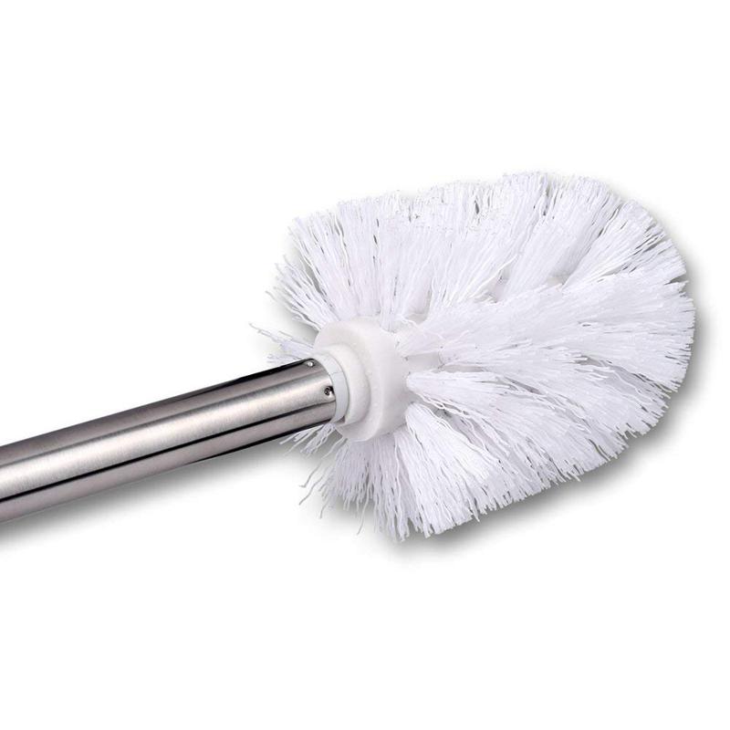 3 Pack Toilet spare brush brush head white stainless steel toilet brush