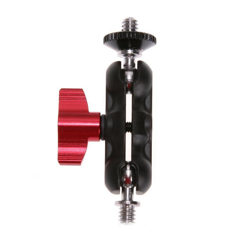 Accessorio per Fotocamera con Adattatore per Braccio Magico con Attacco a Doppio Braccio con Testa a Sfera a Doppia Sfera Multifunzione e Doppio Braccio a Sfera Accessorio per Fotocamera con Adattatore per Braccio Magico con Attacco a Doppio Braccio con Testa a Sfera a Doppia Sfera Multifunzione e Doppio Braccio a Sfera