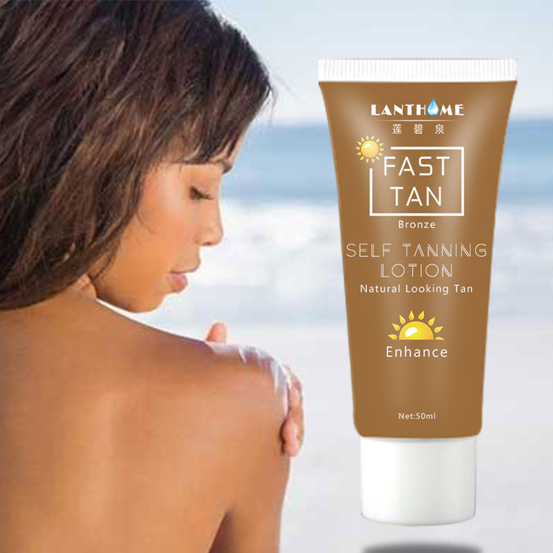 LANTHOME Fast Bronze Self Sun Tanning Cream Lotion Tanning Enhance Body