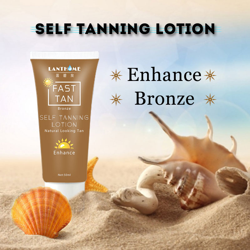 LANTHOME Fast Bronze Self Sun Tanning Cream Lotion Tanning Enhance Body