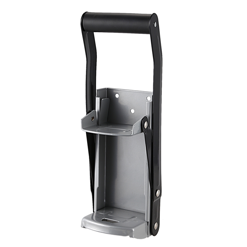 Beer Tin Can Crusher With Grip Handle Bottle Opener Wall Mounted