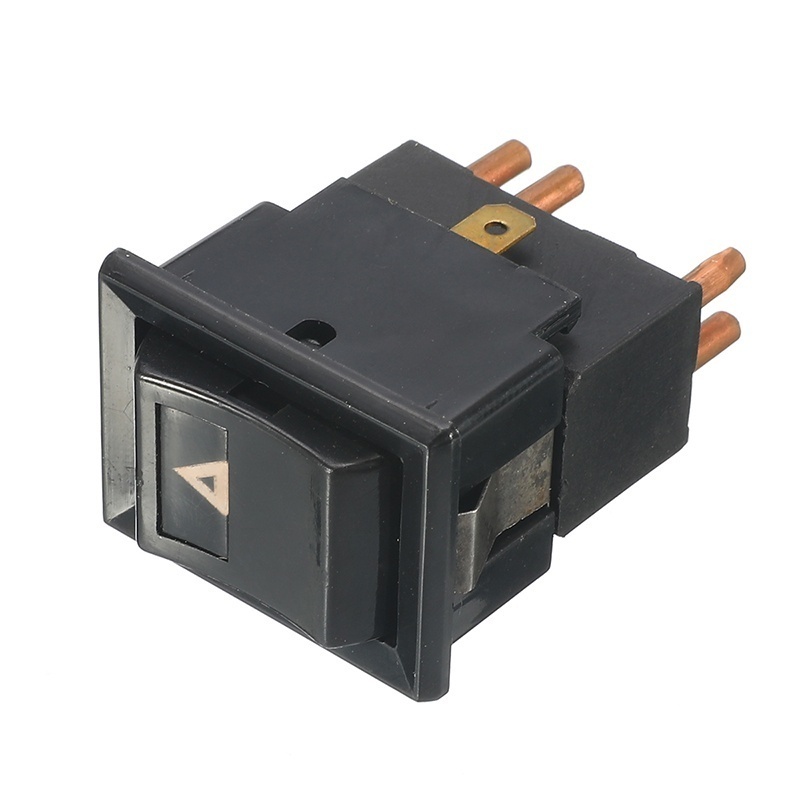 2X(7 Pins Black Hazard Warning Lamp Switch For Land Rover Defender 90