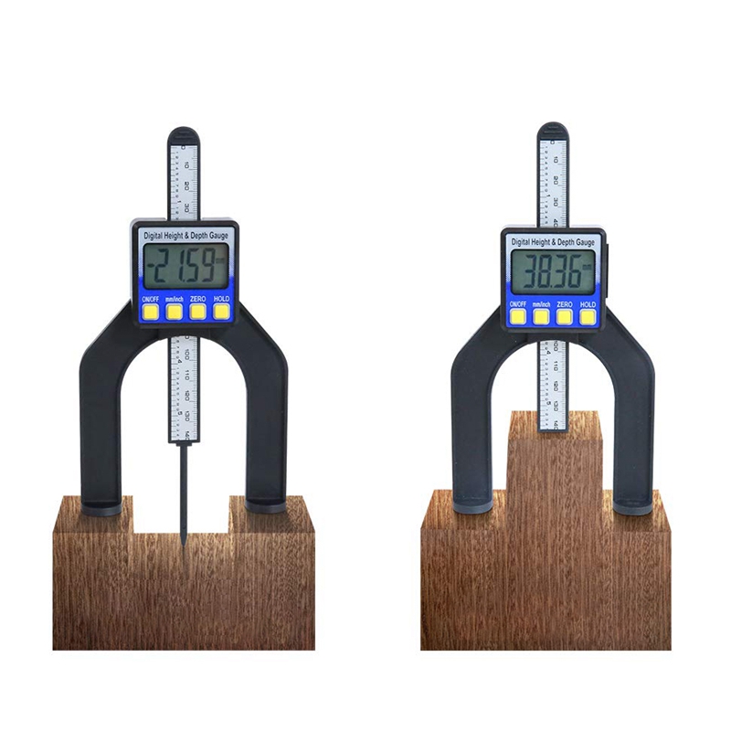 Mini Digital Height Depth Gauge Router Table Large Digital Display
