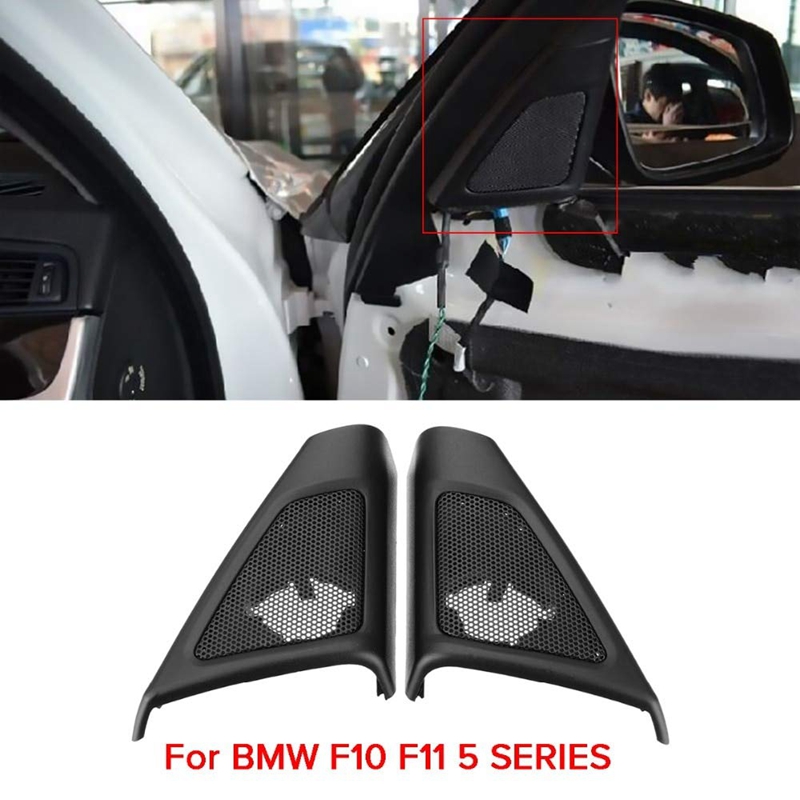 1 Pair Tweeter Cover ForBmw F10 F11 5 Series 20092016 Front Door Hifi