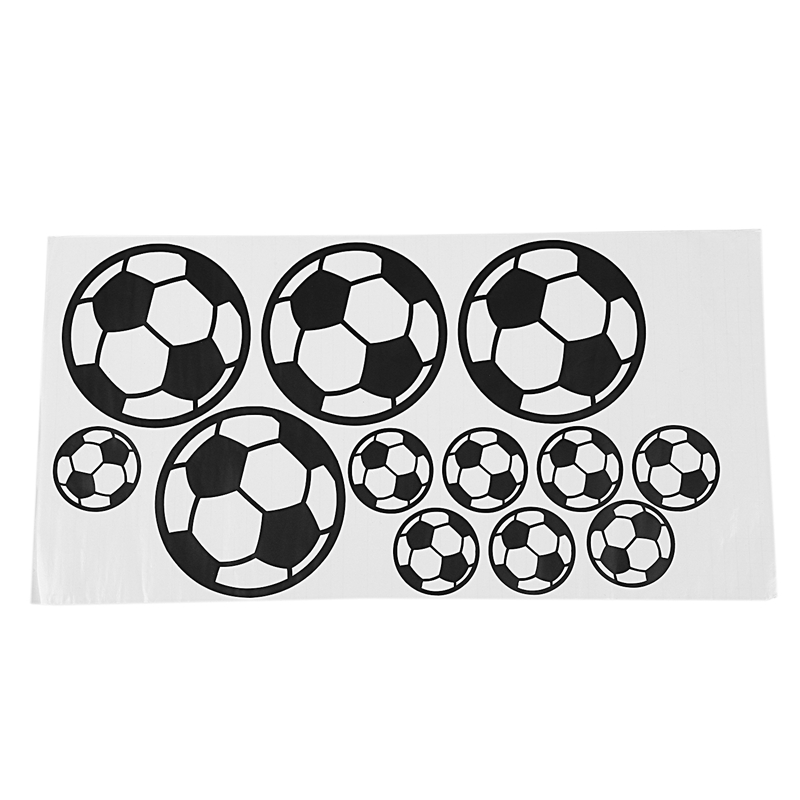 12 BäLle FußBall FußBäLle Wandaufkleber Wandtattoo Aufkleber