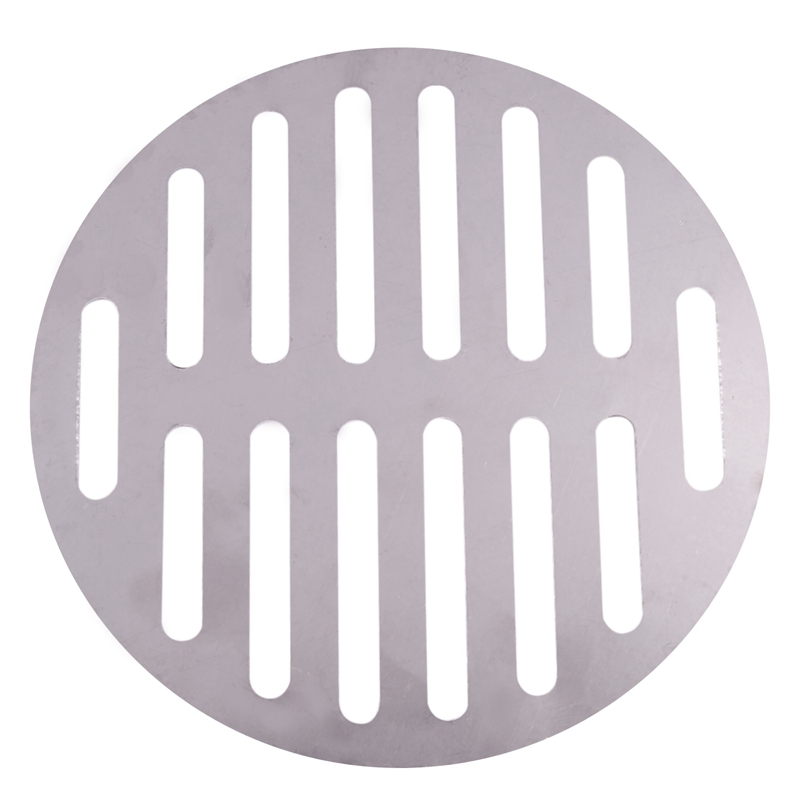 3x 6 Dia 14 Holes Round Stainless Steel Floor Drain Cover Silver