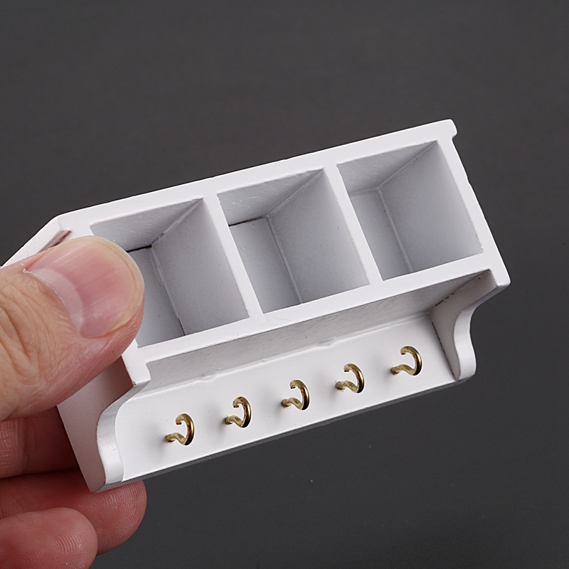 1//12 Miniature Dollhouse Kitchen Wood Wall Bracket White F3V8
