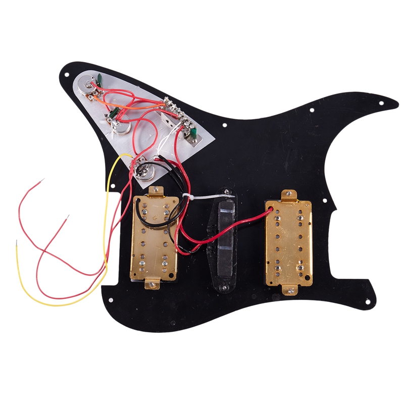 Loaded Prewired Electric Guitar Pickguard 11 Hole Hsh Pickups Pre Wired