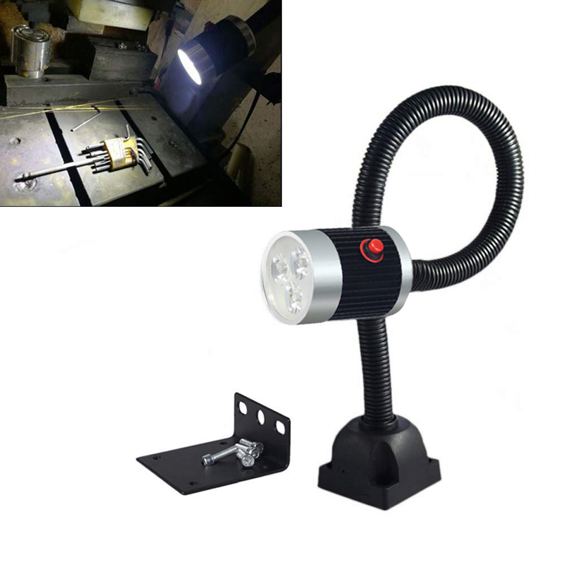 220V 9W LáMpara de Trabajo de MáQuina Led 50Cm Cuello de Cisne MáQuina de C D4R6