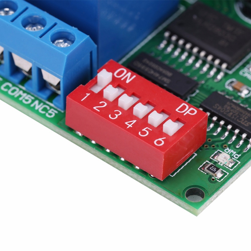 DC 12V 8 Channel RS485 Relay Command Programmable Control Module Board