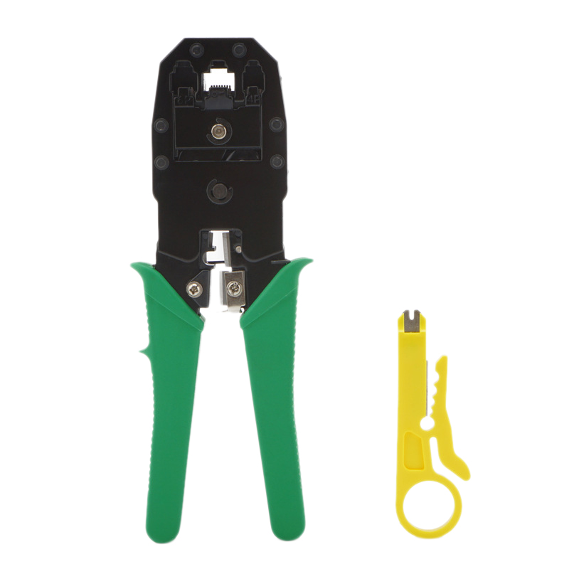Rj45 Crimper Network Hand Tools, with Mini Cable Punch Down Stripper