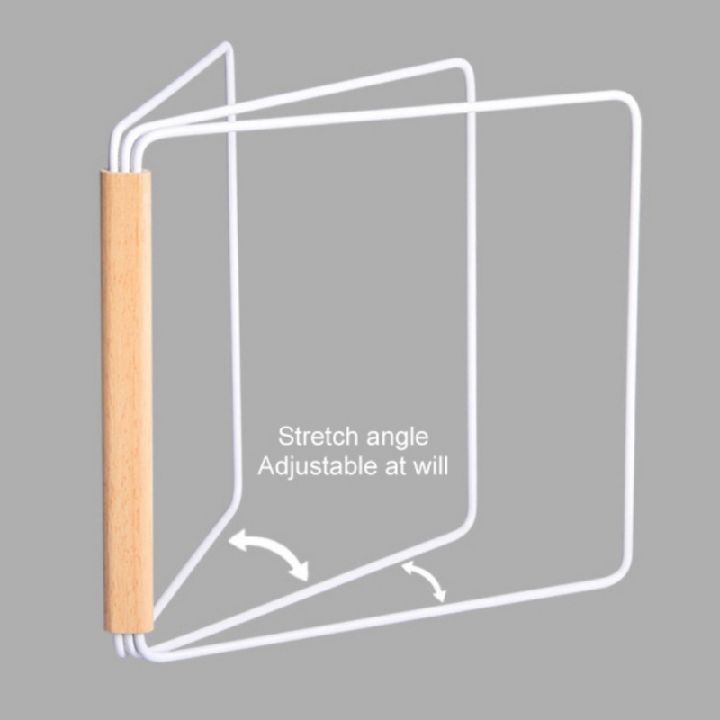 Zusammen Klappbare Lager Regale Metall Desktop Handtuch Lappen Halter