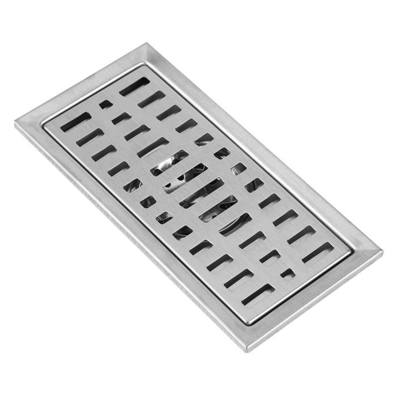 Large Traffic Stainless Steel Bathroom Shower Square Floor Waste