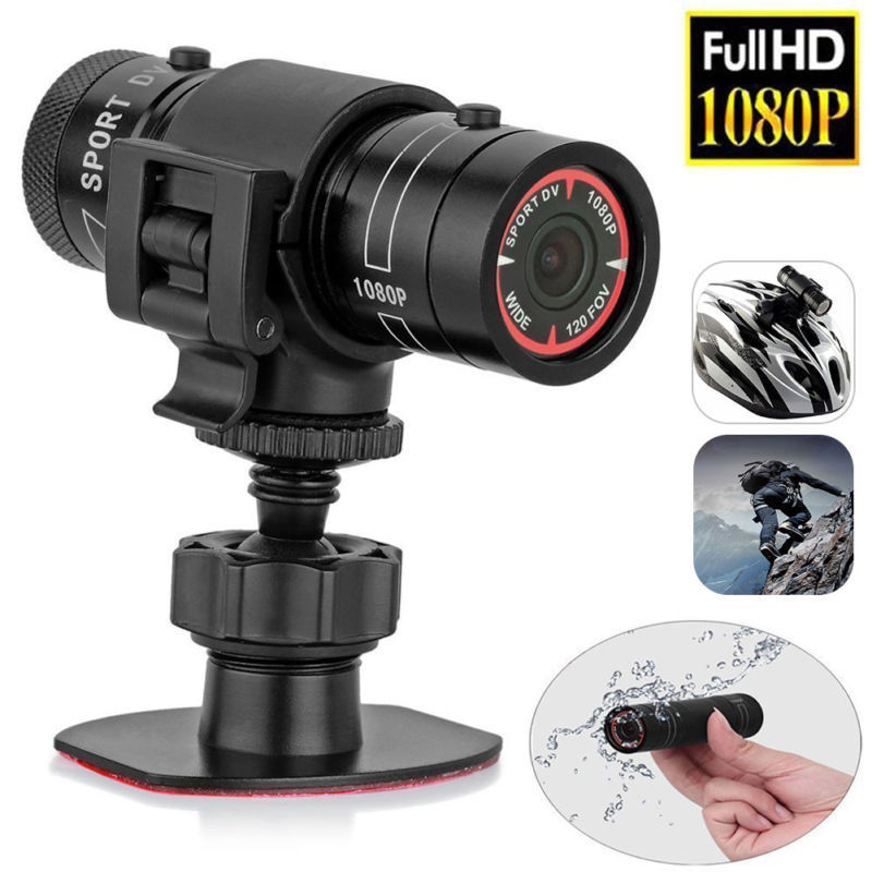 Mini F9 HD 1080P Bike Motorcycle Helmet Sport Camera Video Recorder DV