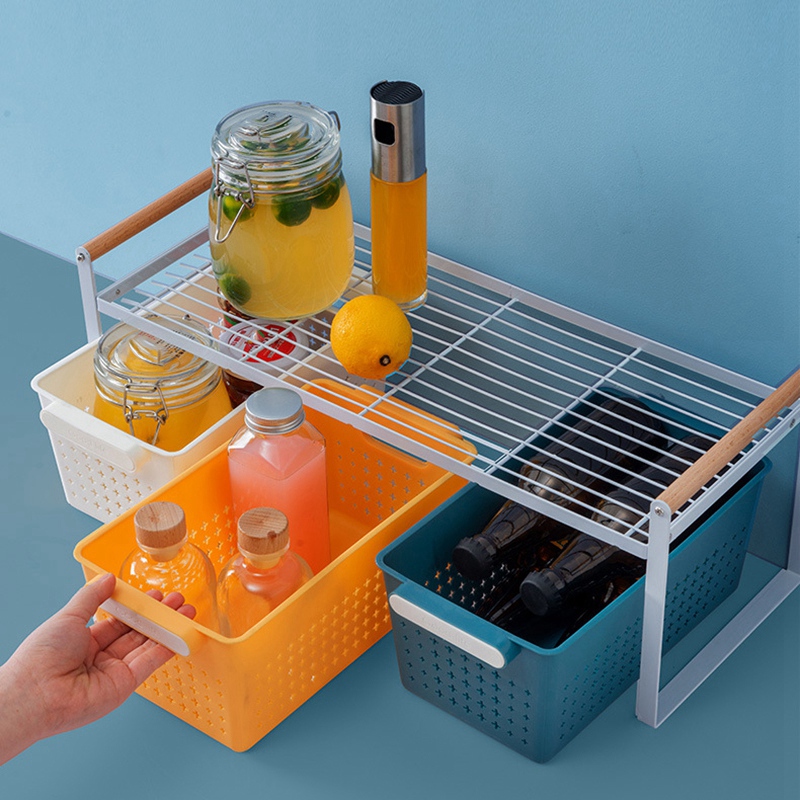 3-Teilige Kunststoff-AufbewahrungsköRbe für Den Unterricht oder Den