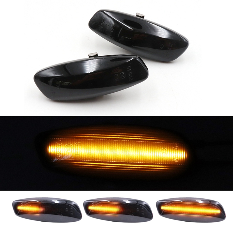 Dynamic Smoke LED Side Marker Signal Light for Peugeot 207 308 3008