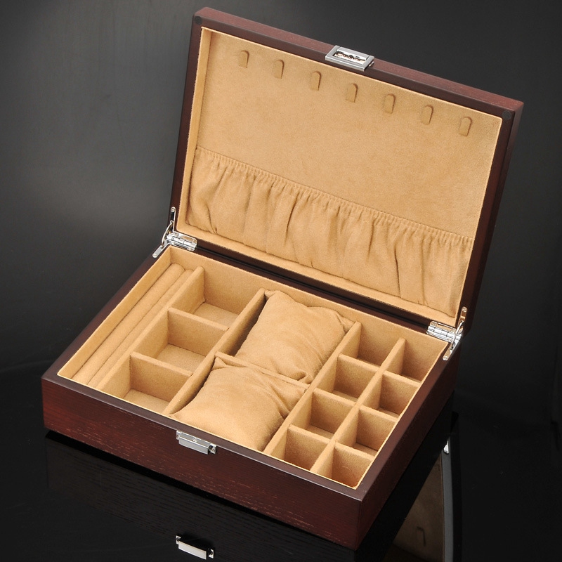 Exquisite Jewelry Box Women Leather Packaging Necklace