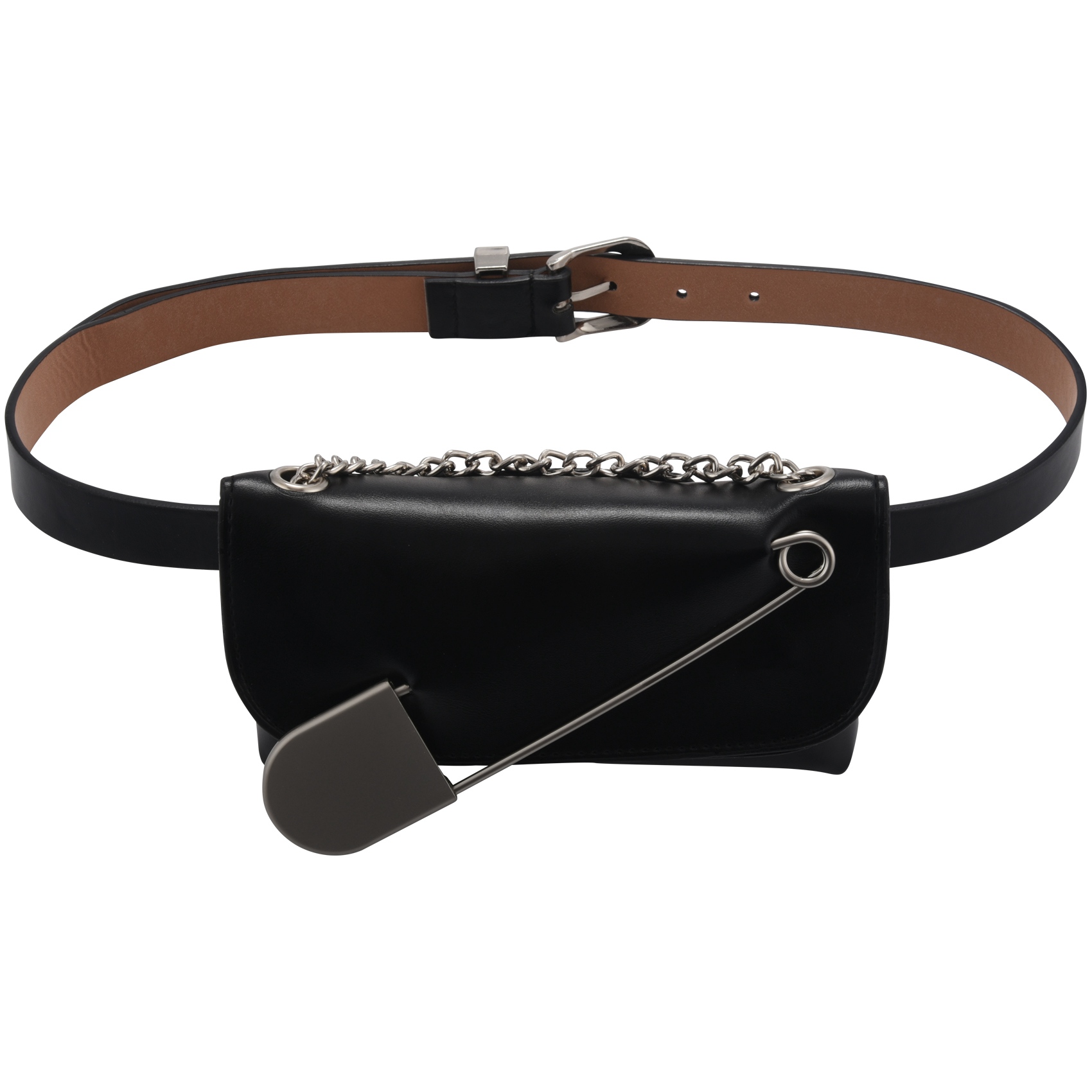 Damen Leder Brusttasche Schulter UmhäNgetasche Retro Kette GüRtel Tasche Gr4198 - Bild 20 von 28
