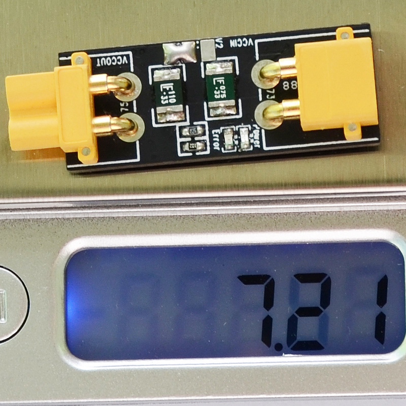1X (1-6S 33V XT30 humo Tapón línea de conexión corto Probador Círculo