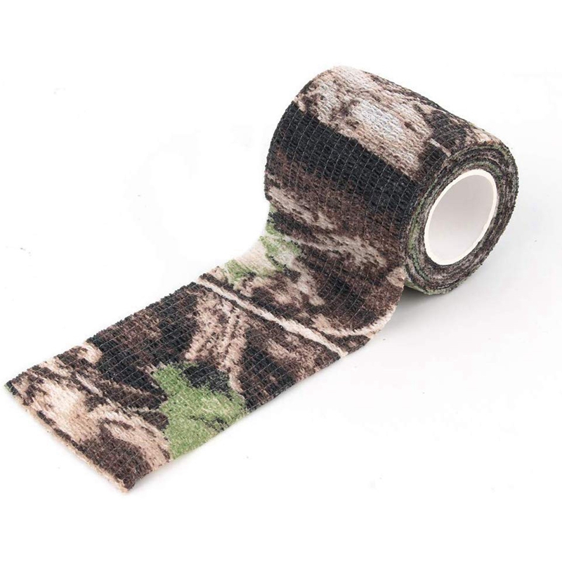 2X(6 Roll Camouflage Tape Cling Scope Wrap Camo Stretch Bandage Self