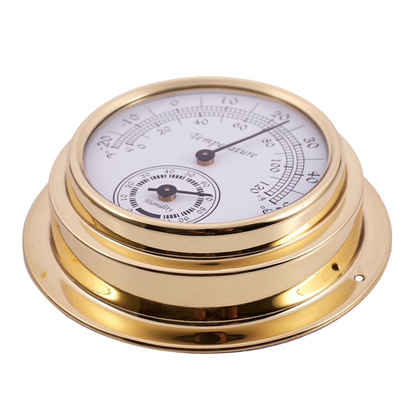Thermometer Hygrometer Barometer Watches Clock 2 Whole Set Weather