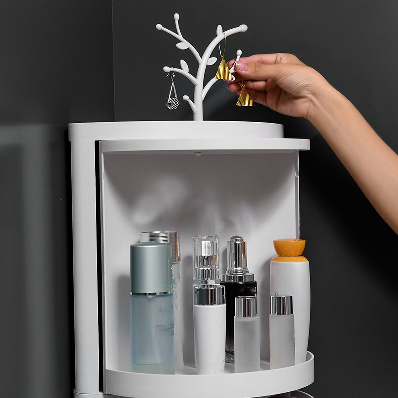 rotating shower storage