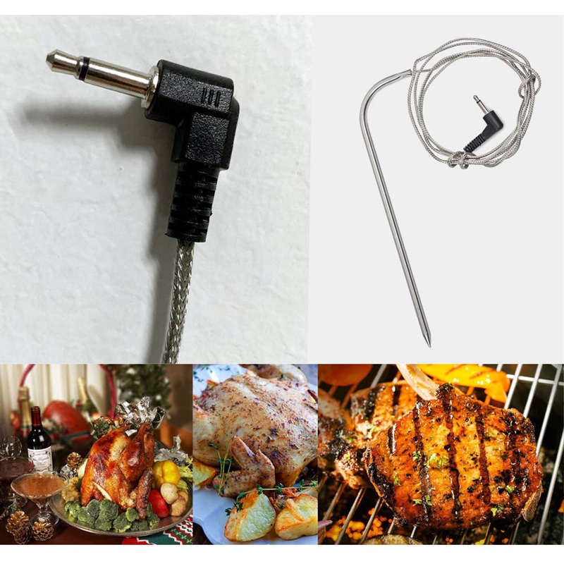 Replacement HighTemperature Meat Probe for Pellet Grills and Pellet